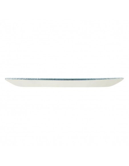Assiettes oblongues Churchill Studio Prints Raku Oblong 355mm Topaz Blue (Lot de 6)