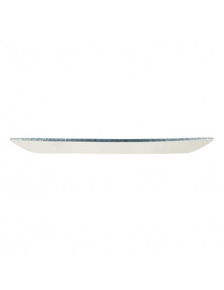 Assiettes oblongues Churchill Studio Prints Raku Oblong Topaz Blue 298mm (Lot de 12)