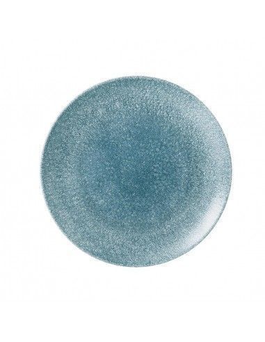 Assiettes rondes Churchill Studio Prints Raku Large Topaz Blue 288mm (Lot de 12)
