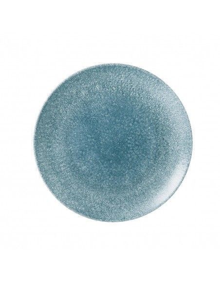 Assiettes rondes Churchill Studio Prints Raku Large Topaz Blue 288mm (Lot de 12)