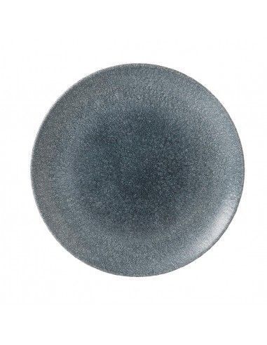 Assiettes rondes Churchill Studio Prints Raku Topaz Blue 260mm (Lot de 12)