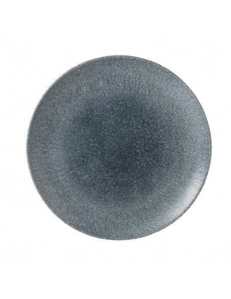 Assiettes rondes Churchill Studio Prints Raku Topaz Blue 260mm (Lot de 12)