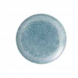 Assiettes rondes Churchill Studio Prints Raku Topaz Blue 217mm (Lot de 12)