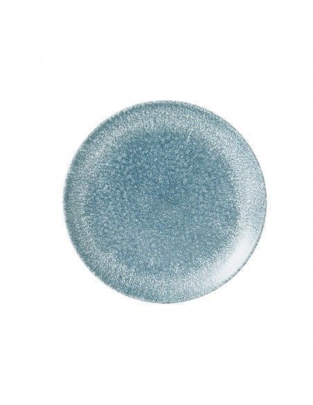 Assiettes rondes Churchill Studio Prints Raku Topaz Blue 217mm (Lot de 12)