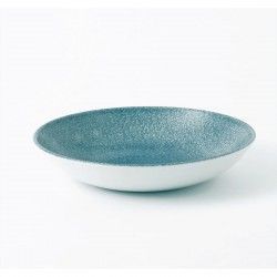 Assiettes coupe ronde Churchill Studio Prints Raku Topaz Blue 248mm (Lot de 12) 2