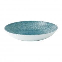 Assiettes coupe ronde Churchill Studio Prints Raku Topaz Blue 182mm (Lot de 12)