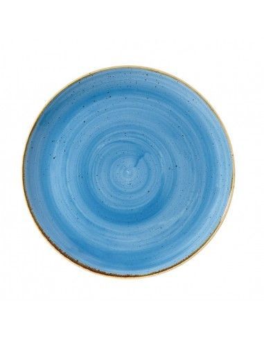 Assiettes rondes Churchill Stonecast Cornflower Blue 288mm (Lot de 12)