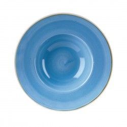 Bols à bord large Churchill Stonecast Cornflower Blue 239mm (Lot de 12)