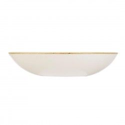 Assiettes coupes rondes Churchill Stonecast Mustard Seed Yellow 248mm (Lot de 12) 2