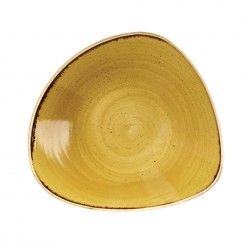 Bols triangulaires Churchill Stonecast Mustard Seed Yellow 229mm (Lot de 12)