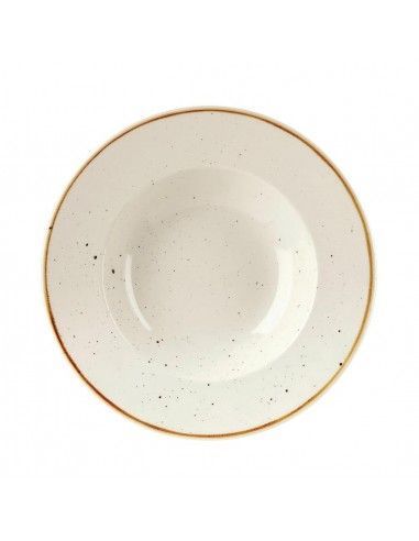 Bols à bord large Churchill Stonecast Barley White 280mm (Lot de 12)