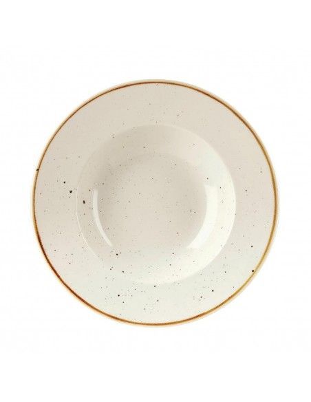 Bols à bord large Churchill Stonecast Barley White 280mm (Lot de 12)