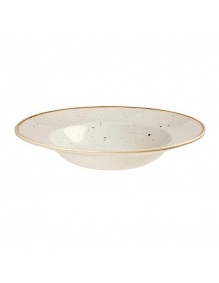 Bols à bord large Churchill Stonecast Barley White 280mm (Lot de 12)