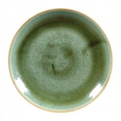 Assiettes rondes Churchill Stonecast Samphire Green 165mm (Lot de 12)