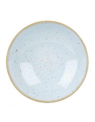 Assiettes coupes rondes Churchill Stonecast Duck Egg Blue 182mm (Lot de 12)