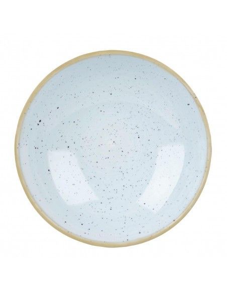 Assiettes coupes rondes Churchill Stonecast Duck Egg Blue 182mm (Lot de 12)