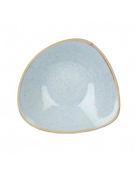 Bols triangulaires Churchill Stonecast Duck Egg Blue 265mm (Lot de 12)