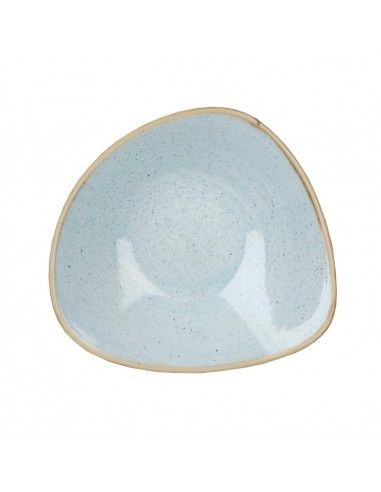 Bols triangulaires Churchill Stonecast Duck Egg Blue 200mm (Lot de 12)