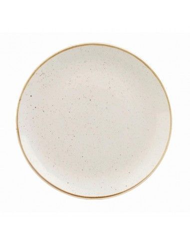 Assiettes rondes Churchill Stonecast Barley White 260mm (Lot de 12)