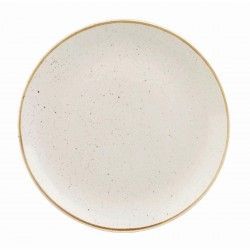 Assiettes rondes Churchill Stonecast Barley White 217mm (Lot de 12)