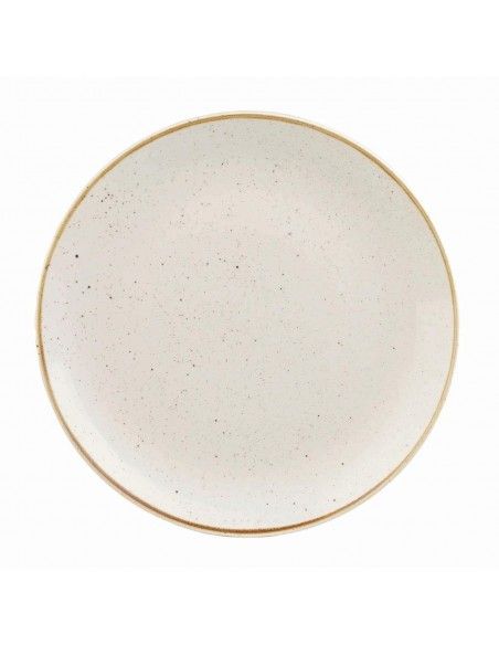 Assiettes rondes Churchill Stonecast Barley White 217mm (Lot de 12)