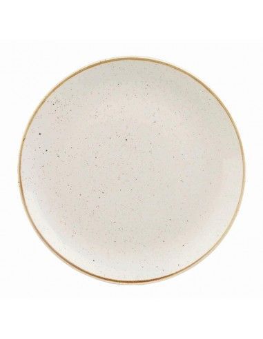 Assiettes rondes Churchill Stonecast Barley White 165mm (Lot de 12)
