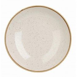 Assiettes coupes rondes Churchill Stonecast Barley White 220mm (Lot de 12)