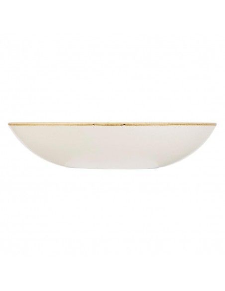 Assiettes coupes rondes Churchill Stonecast Barley White 220mm (Lot de 12)