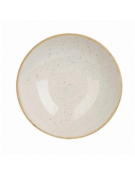 Assiettes coupes rondes Churchill Stonecast Barley White 184mm (Lot de 12)