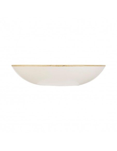 Assiettes coupes rondes Churchill Stonecast Barley White 184mm (Lot de 12)