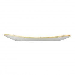 Assiettes triangulaires Churchill Stonecast Barley White 305mm (Lot de 6) 2