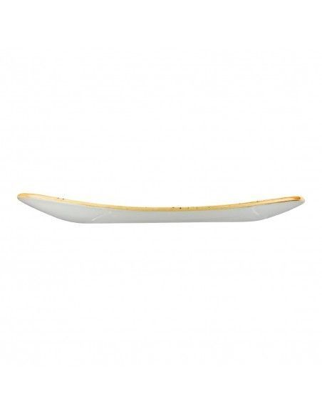 Assiettes triangulaires Churchill Stonecast Barley White 305mm (Lot de 6)