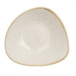Bols triangulaires Churchill Stonecast Barley White 228mm (Lot de 12)