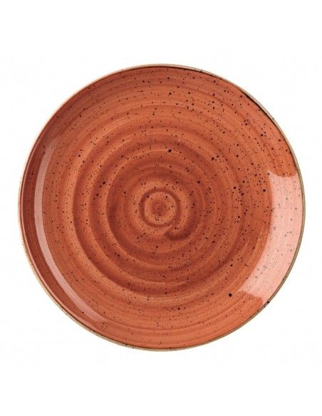 Assiettes rondes Churchill Stonecast Spiced Orange 165mm (Lot de 12)