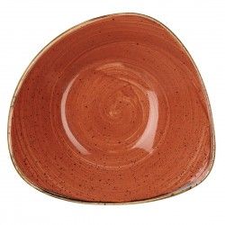 Bols triangulaires Churchill Stonecast Spiced Orange 200mm (Lot de 12)
