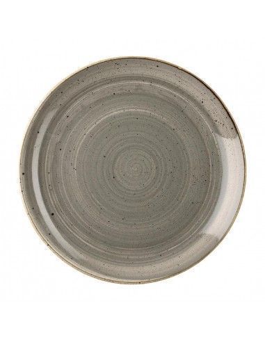 Assiettes rondes Churchill Stonecast Peppercorn Grey 165mm (Lot de 12)