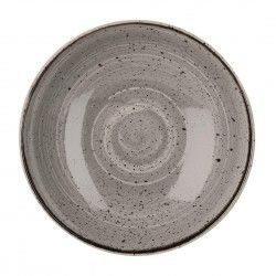 Assiettes coupes rondes Churchill Stonecast Peppercorn Grey 184mm (Lot de 12)