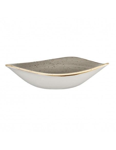 Bols triangulaires Churchill Stonecast Peppercorn Grey 250mm (Lot de 12)
