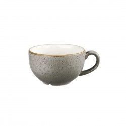 Tasses à cappuccino Churchill Stonecast Peppercorn Grey 354ml (Lot de 12)