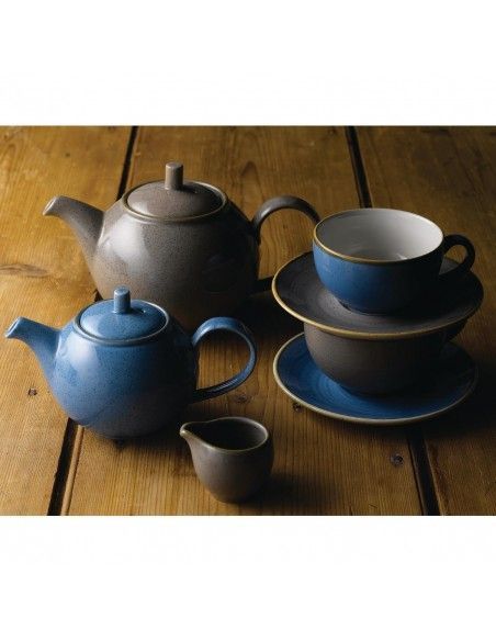 Tasses à cappuccino Churchill Stonecast Peppercorn Grey 354ml (Lot de 12)