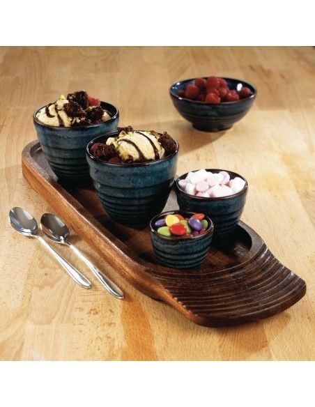Pots à sauce Churchill Bit on the Side Blue 57ml (Lot de 12)