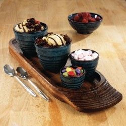 Pots à sauce Churchill Bit on the Side Blue 114ml (Lot de 12) 2