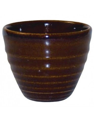 Pots à sauce Churchill Bit on the Side Brown 114ml (Lot de 12)