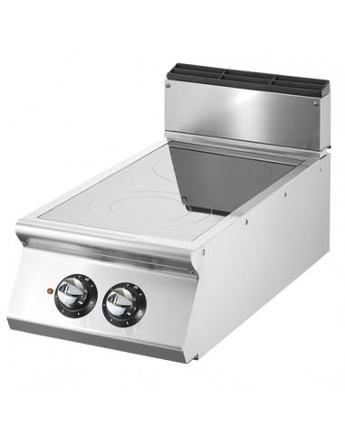 Plaque induction, top, 2 zones de cuisson Ø 220 mm chaque 3,5 kW