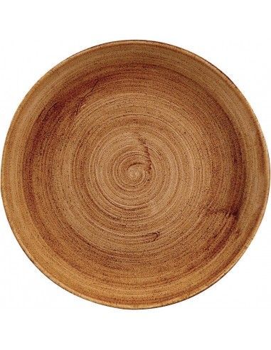 Assiettes rondes Churchill Stonecast Patina Vintage Copper 288mm (Lot de 12)