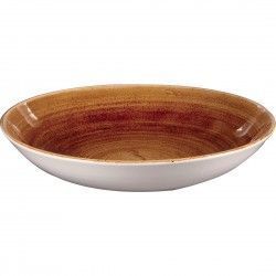 Assiettes coupes rondes Churchill Stonecast Patina Vintage Copper 248mm (Lot de 12)