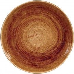 Assiettes coupes rondes Churchill Stonecast Patina Vintage Copper 248mm (Lot de 12) 2