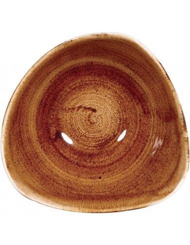 Bols triangulaires Churchill Stonecast Patina Vintage Copper 153mm (Lot de 12)