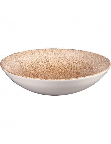 Assiettes coupe ronde Churchill Studio Prints Raku Garnet Orange 182mm (Lot de 12)