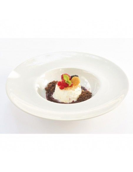 Assiettes creuses bord large Saturnia Napoli 150mm (lot de 10)